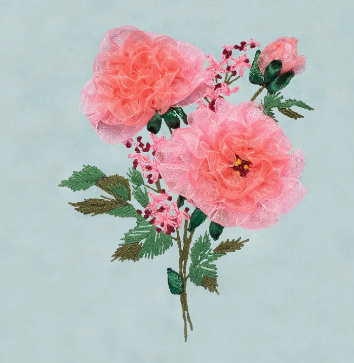 Элегантная Цветочная Ароматизированная лента 30 х30 см Набор для вышивки набор