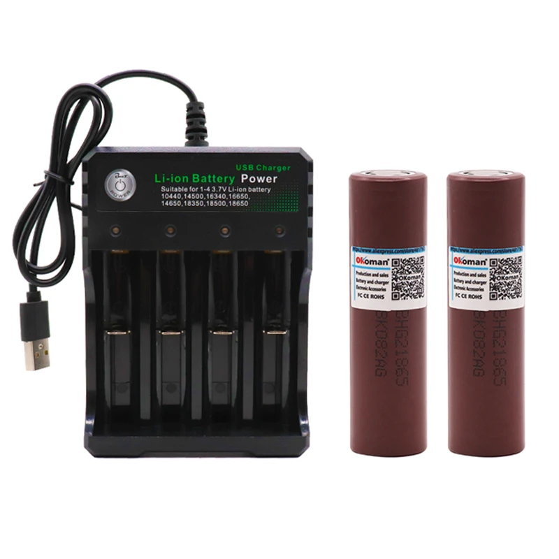 100% Новый оригинальный HG2 3 7 v 3000mah 18650 литиевая аккумуляторная батарея для