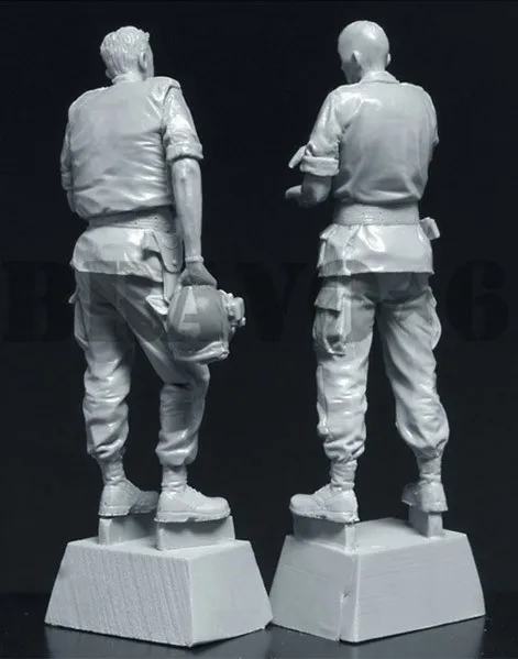1/35 Resin Model Building Kit Figure US OFFICERS | Игрушки и хобби