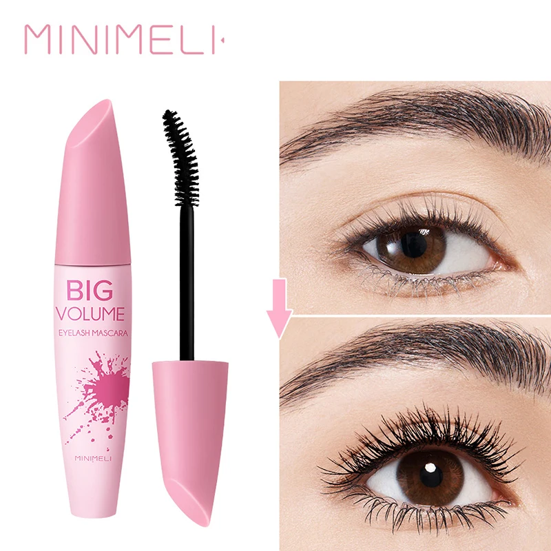 

Natural Smudge-proof & Waterproof Mascara Black Thickening Lengthening Mascara No Clumping Lasting All Daylong Mascara