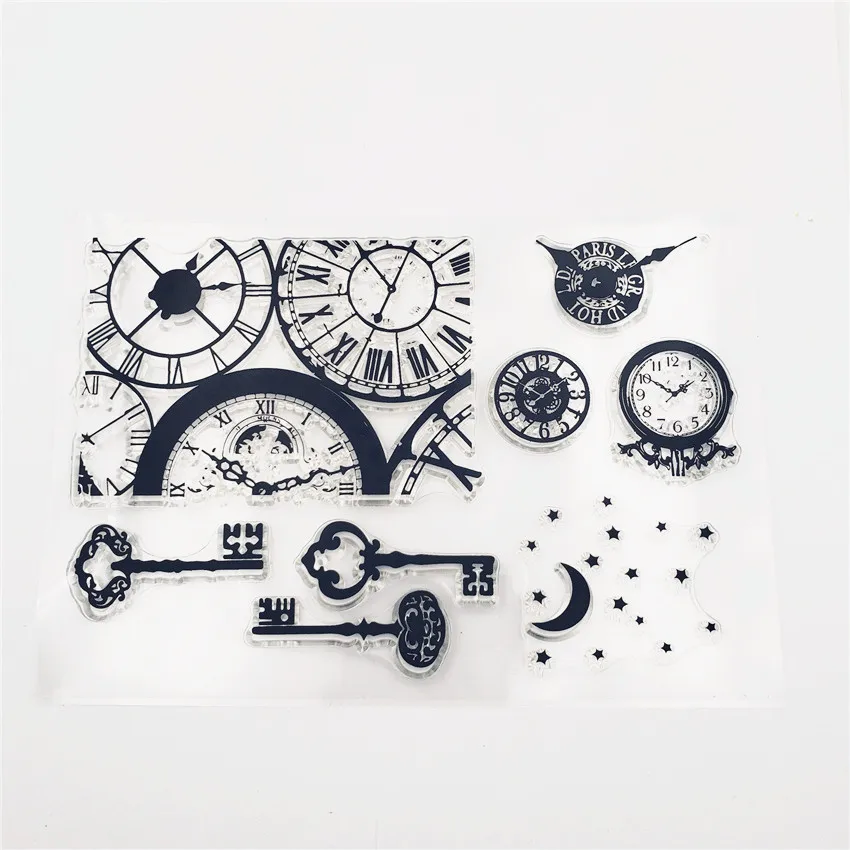 Горячая Распродажа прозрачные штампы для ключей/силиконовые уплотнения