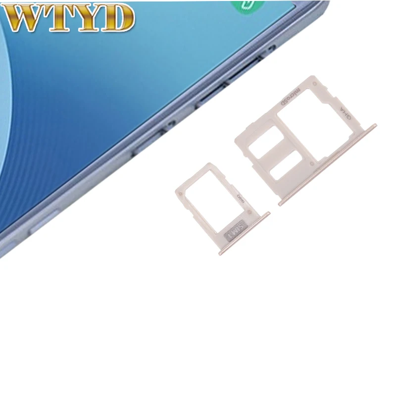 Лоток для sim-карт + лоток карт памяти Micro SD запасная часть Galaxy J3/J330 и J5/J530 J7/J730 |