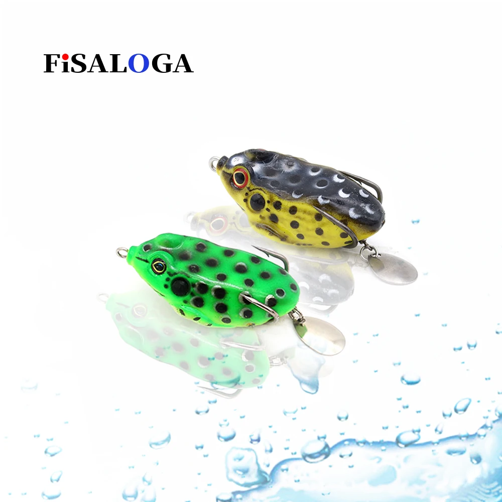Приманка топвх отер Frog Spoon 55 мм 11 г FiSALOGA мягкая поверхность силиконовые