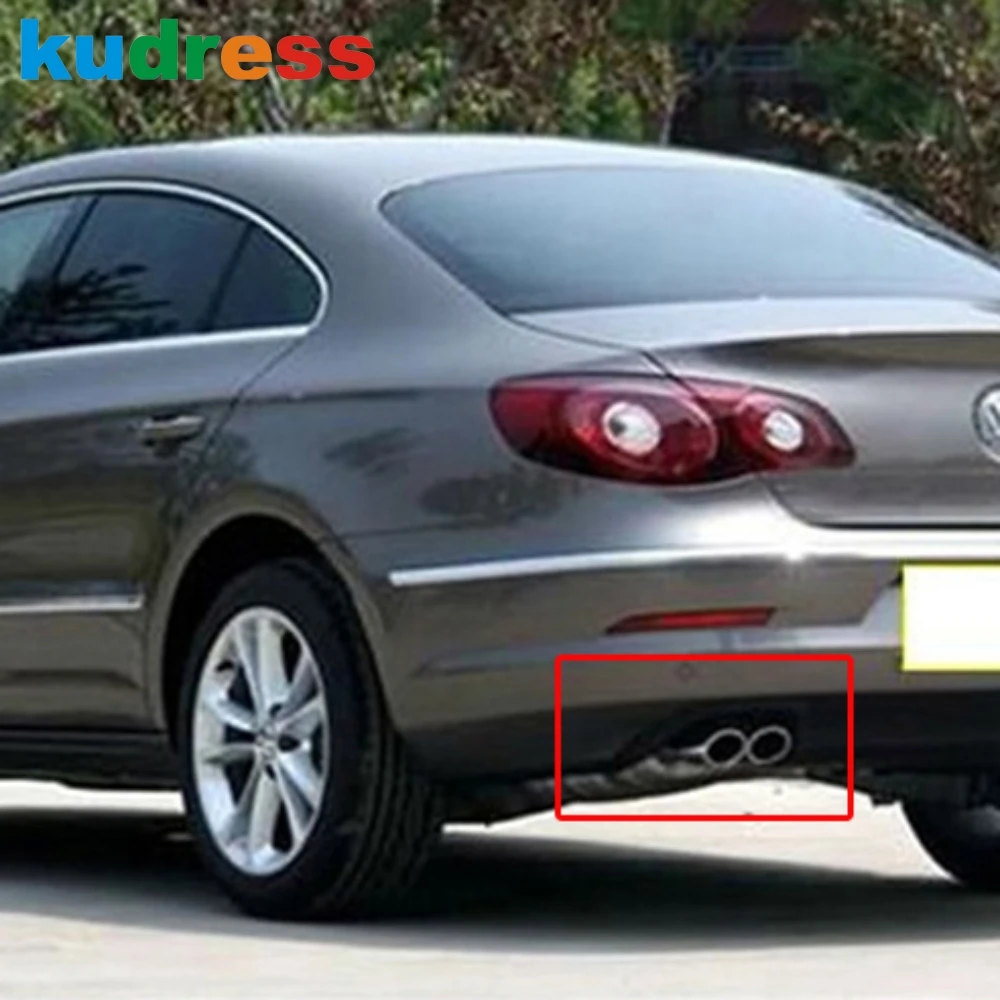

Стальной задний глушитель выхлопной трубы для VW, для Volkswagen Eos Passat CC 2008 2009 2010 2011 2012