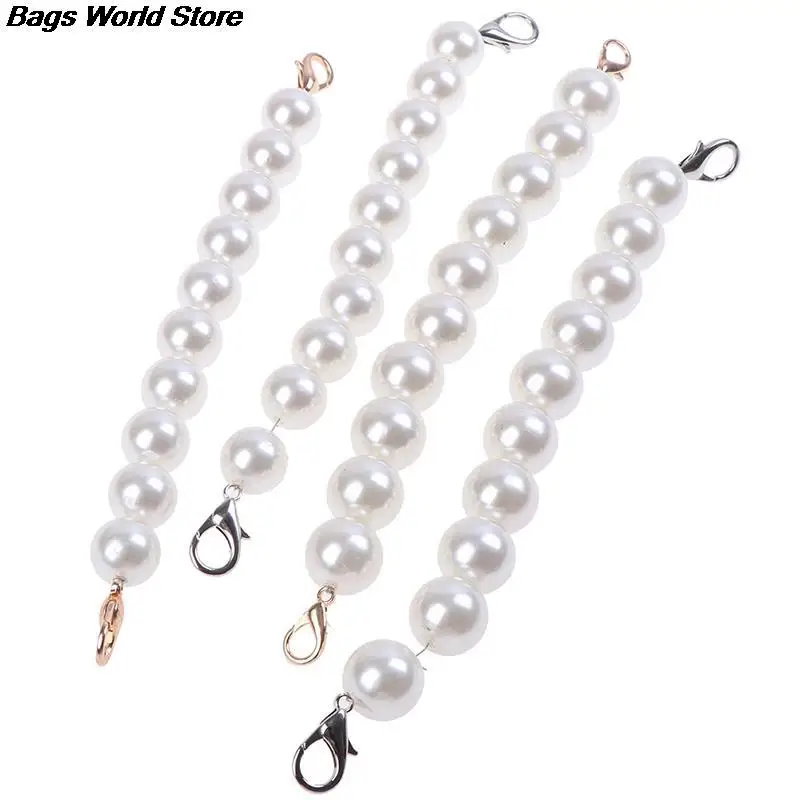 Pearl Beaded Short Bag Straps Shoulder Belt Purse Handle Diy Chain Accessories | Parts &amp