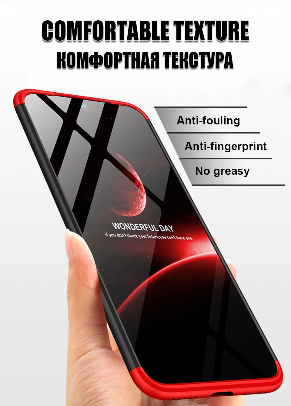 360 чехол на для Xiaomi Redmi 7A для Сяоми ксиоми Редми 7a противоударный 3 в 1 Роскошные, жесткие, ПК полный защитный чехол на для Xiaomi Redmi Note 7 Redmi 7 Чехол из закаленного стекла