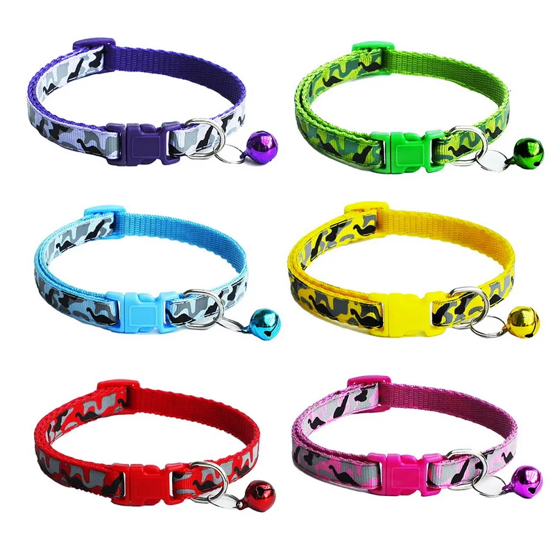 PAPASGIX 1 шт. Домашний питомец собака ошейники для кошек полиэстер Камуфляжный