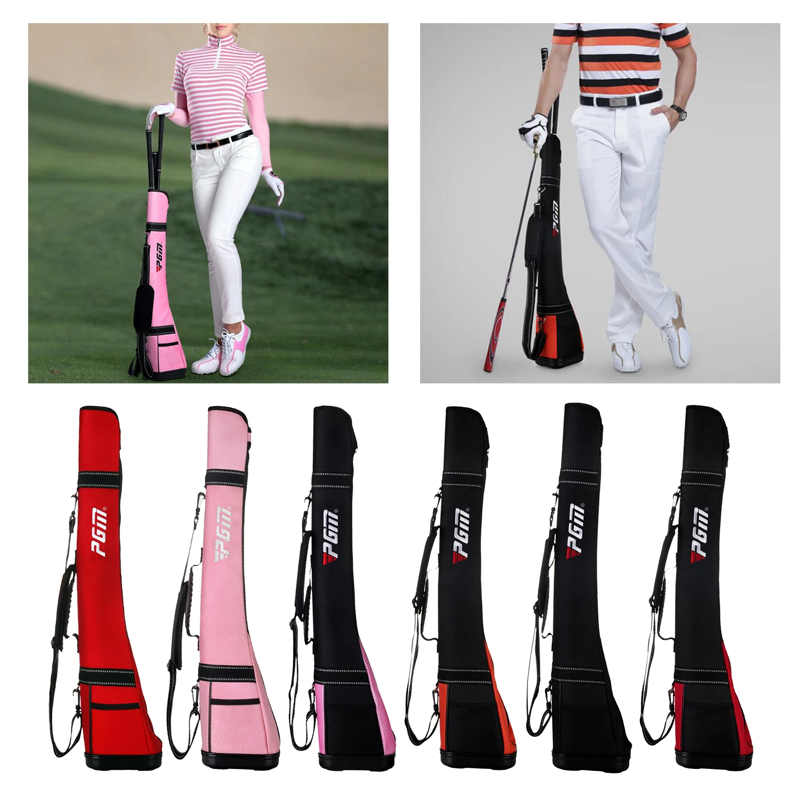 Сумка для клюшек гольфа и lcd экраном клюшки Перевозчик пакет переноски Golfer