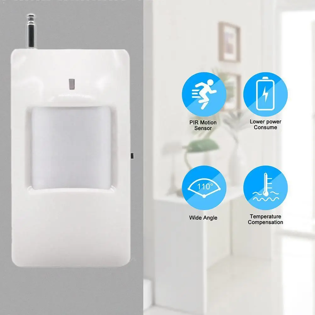 

Wireless infrared detector PIR Motion Sensor For 433MHz Security detector Wifi System GSM Home PSTN / Alarm Wireless infrar X3T9