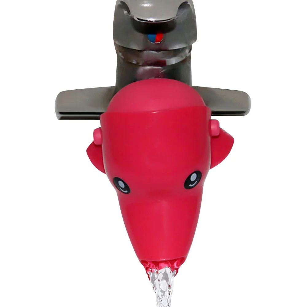 Faucet Extender for Toddlers Cartoon Dolphin Guide Sink Extension Hand Washing Device Water Diverter Hand-Washing Baby | Мать и ребенок
