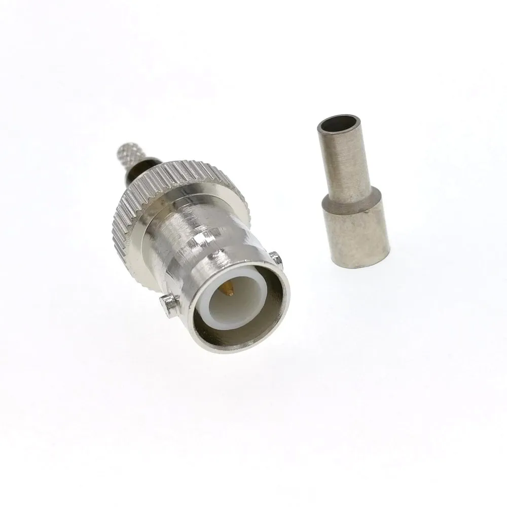 RP-BNC обжимной разъем для кабеля LMR100 RG179 RG316