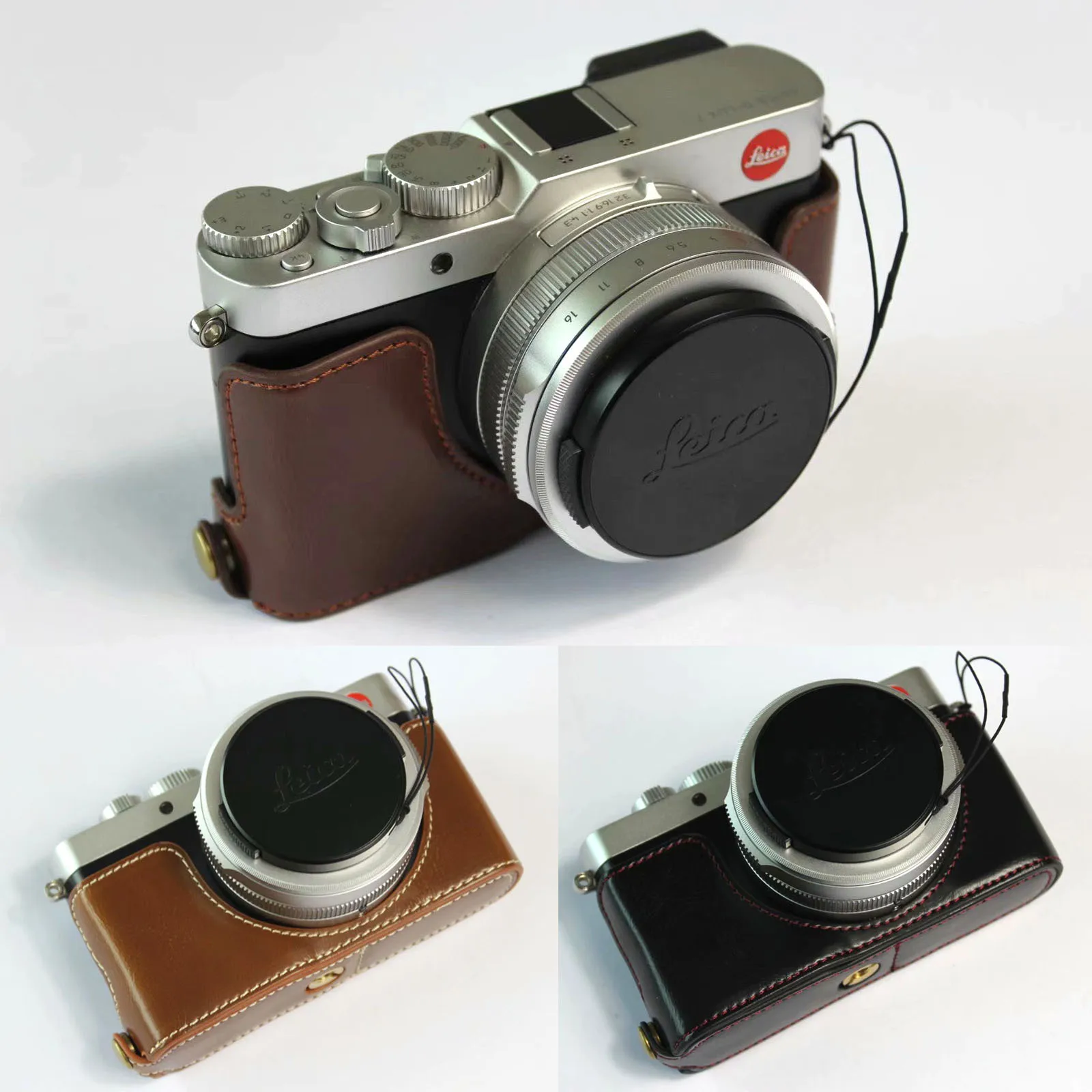 Кожаный чехол для Leica D LUX 7 фотоаппарата 19115|Сумки фото-/видеокамеры| |