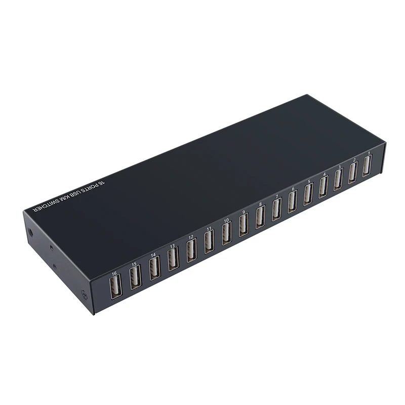 

16 USB Port Switcher PC Keyboard Mouse Switcher Selector Box Computer Accessories VDX99