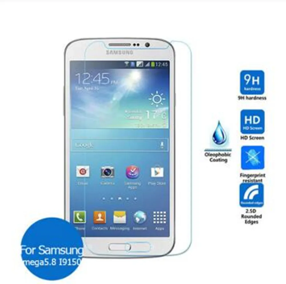 

9H Tempered Glass For Samsung Galaxy Mega 5.8 i9152 i9150 i9158 Screen Protector Toughened Protective Film Guard