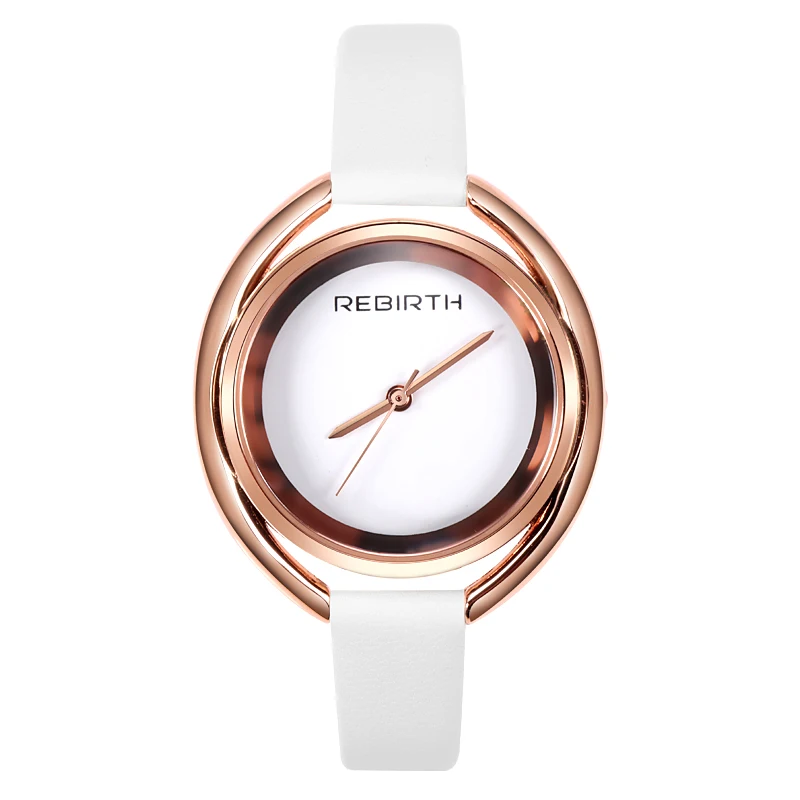

REBIRTH Women's Watch Luxury Montre Femme 2019 Fashion Ladies Watches For Women Bracelet Reloj Mujer Rose Gold zegarek damski