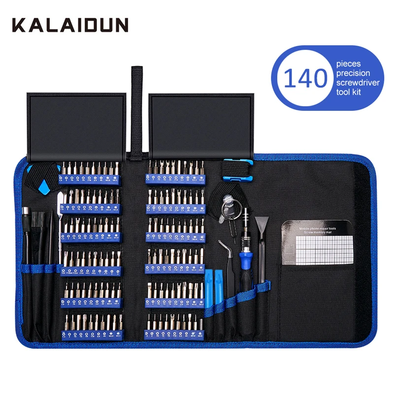 KALAIDUN 140 в 1 прецизионных отверток Набор Бит Torx Биты отвертки Магнитный Мобильный