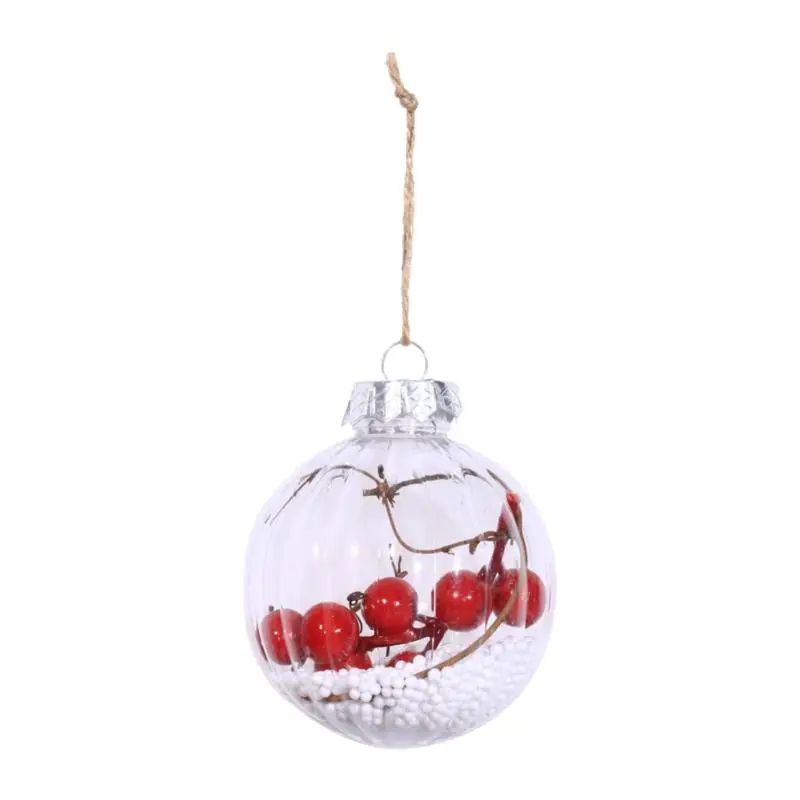 

1PCS Christmas Decoration Christmas Round Drop Ball Pendant Christmas Tree Decoration Pendant