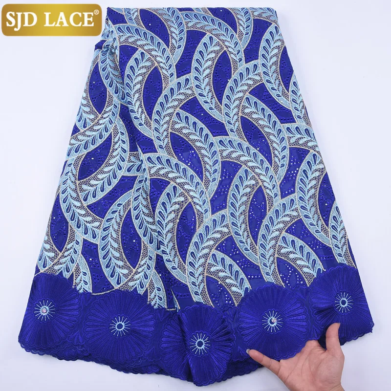 SJD кружева высокого качества африканская кружевная ткань тяжелая вышивка