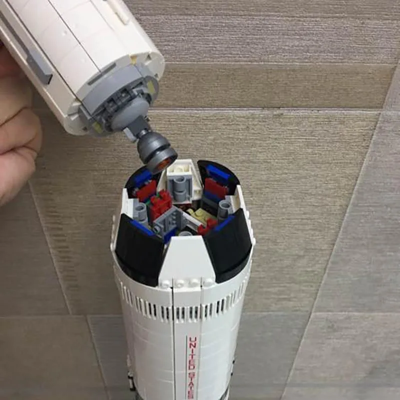 Новинка 1969 шт Аполлон Сатурн V космическая ракета США фигурки Fit Legoings Technic