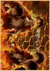 Японское аниме атака на Титанов, ретро мультяшная живопись, домашний декор, Настенный декор, качественный холст для гостиной, художественный постер A779