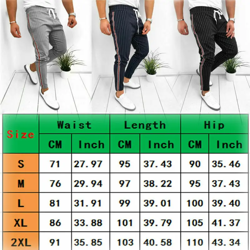 

Hot Sale Fashion Men's Jogger Sports Gym Bodybuilding Running Track Slim Fit Long New Trousers Sweatpants