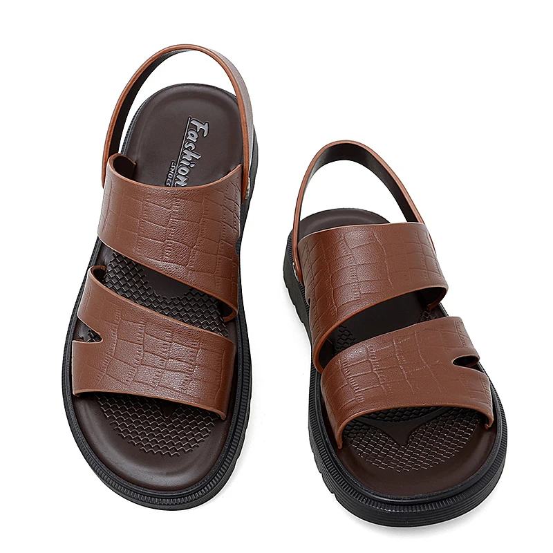 Мужские сандалии ALCUBIEREE из натуральной кожи повседневные летние 2021 | Обувь