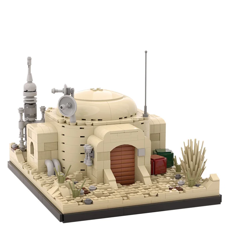 

MOC Space Wars Owen Lars' Home on Tatooine Building Blocks Bricks Assembly Architecture Series Toys For Children Birthday Gifts