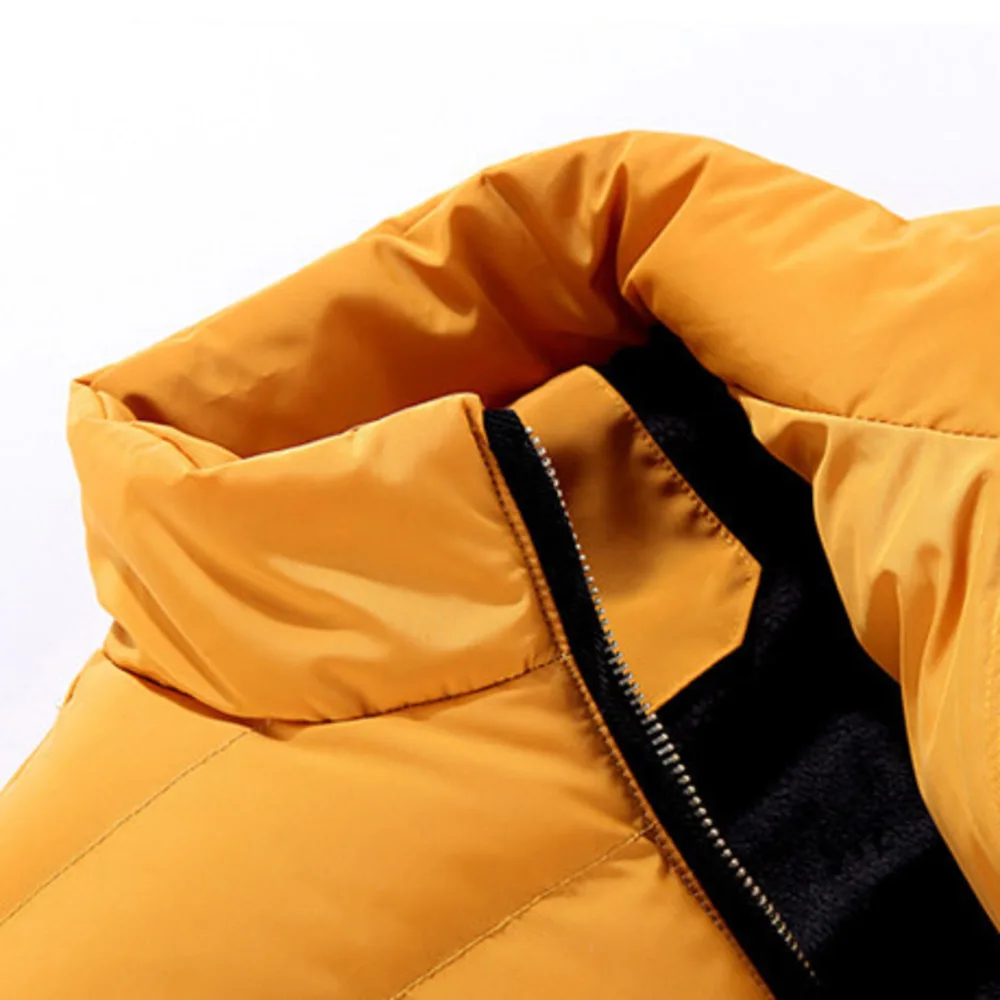 

Mens Winter Jackets Fashion Coats Jacket Men's Windbreaker Patwork Thick Warm Casual Male Parkas Outerwear Male Clothing