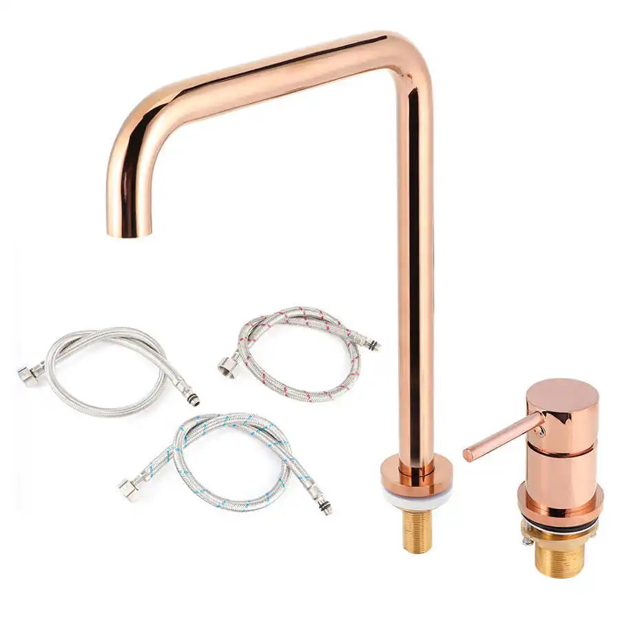 

Смеситель с одной ручкой и резьбой 2021 G1/2 дюйма, поворот на 360 градусов