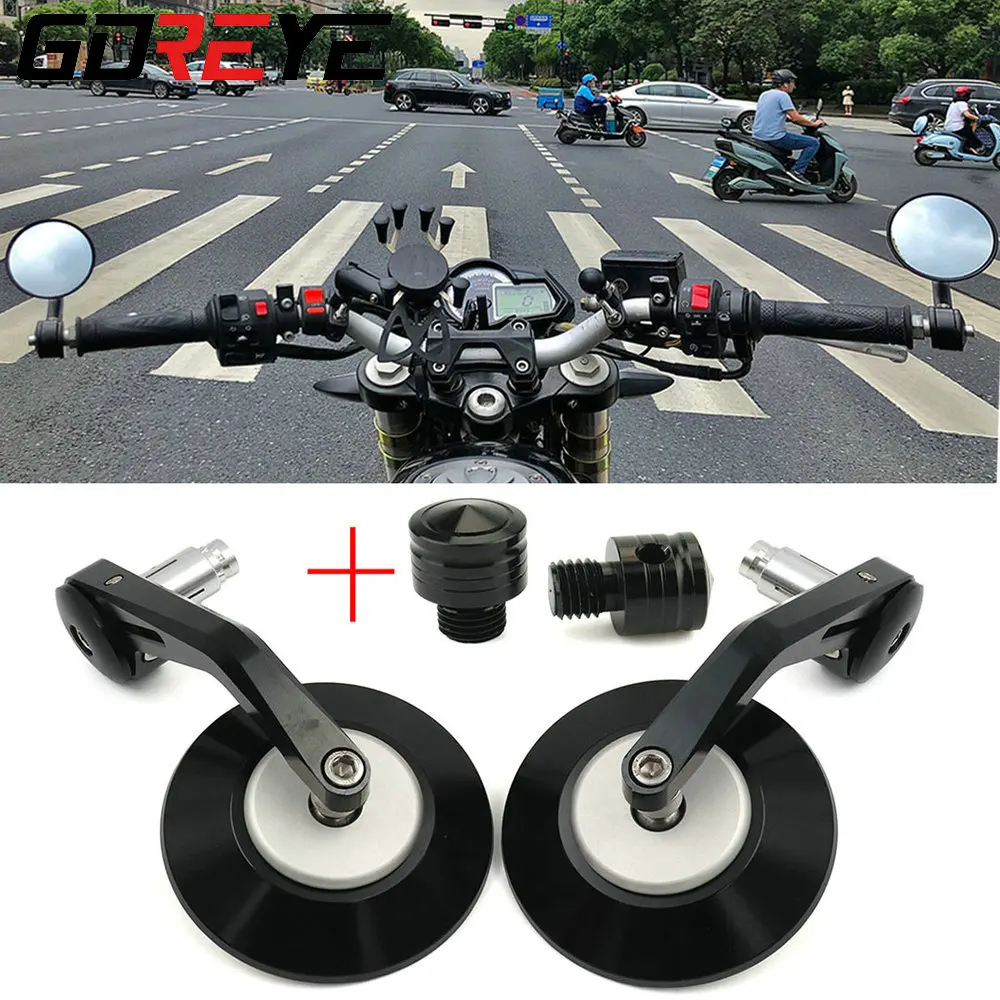 

Зеркало мотоциклетное 22 мм, ручка для бара, для Yamaha Suzuki Ducati Kawasaki Buell KTM Dual Sport