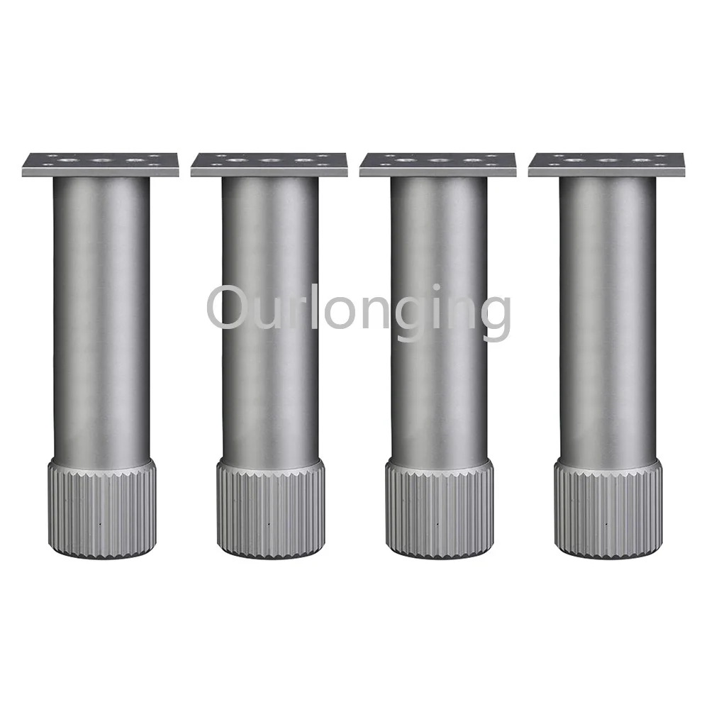 

Регулируемые круглые ножки из алюминиевого сплава, 4 шт., 38x200 мм