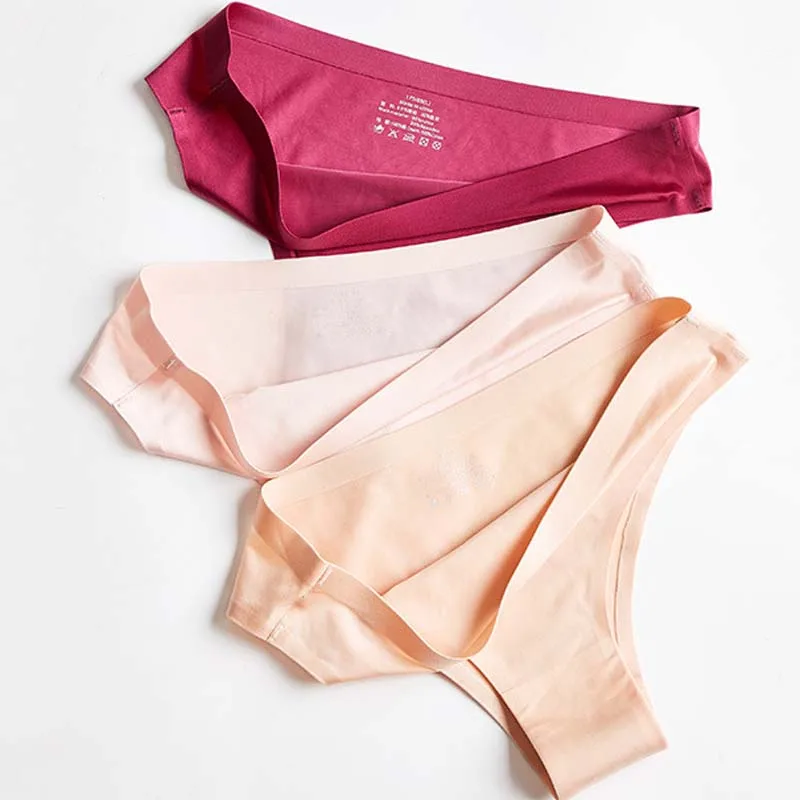 

Women Seamless Panties Underwear Thong G-String T-back Female Solid T String Fitness Yoga Invisible Underwear Sports Accessory