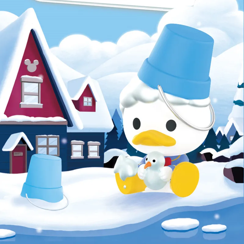 

Original POPMART Mickey Family Winter Series Blind Box Toys Doll 13 Style Random One Cute Anime Figure Gift