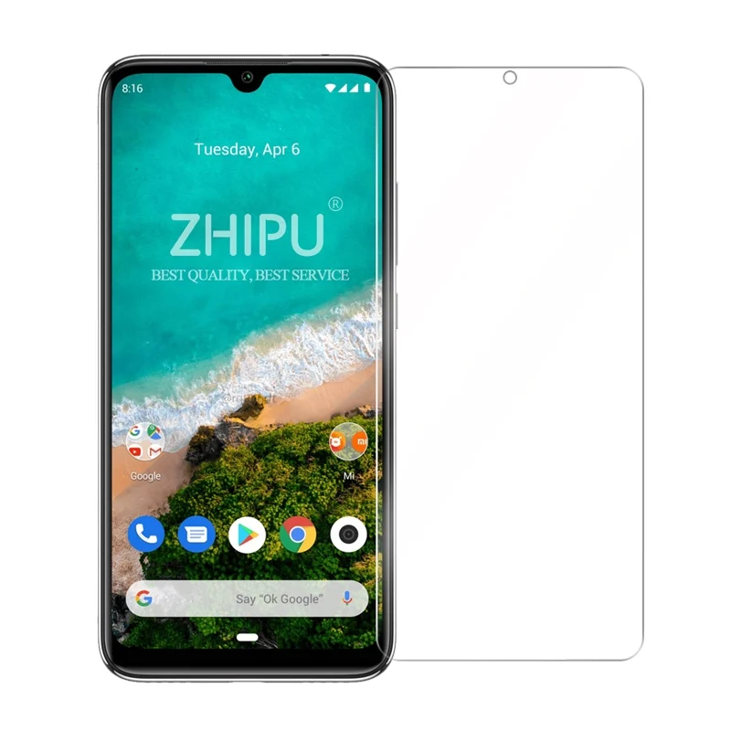 2 шт. закаленное стекло для Xiaomi Mi A3 MiA3 Защитное экрана 2.5D 9 H профессиональная