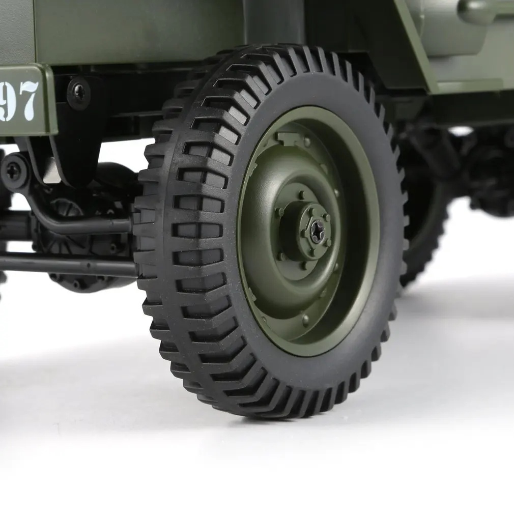 C606 1:10 RC Car 2.4G 4WD Convertible Remote Control Light Jeep Four-Wheel Drive Off-Road Military Climbing Toy Kid Gift | Игрушки и