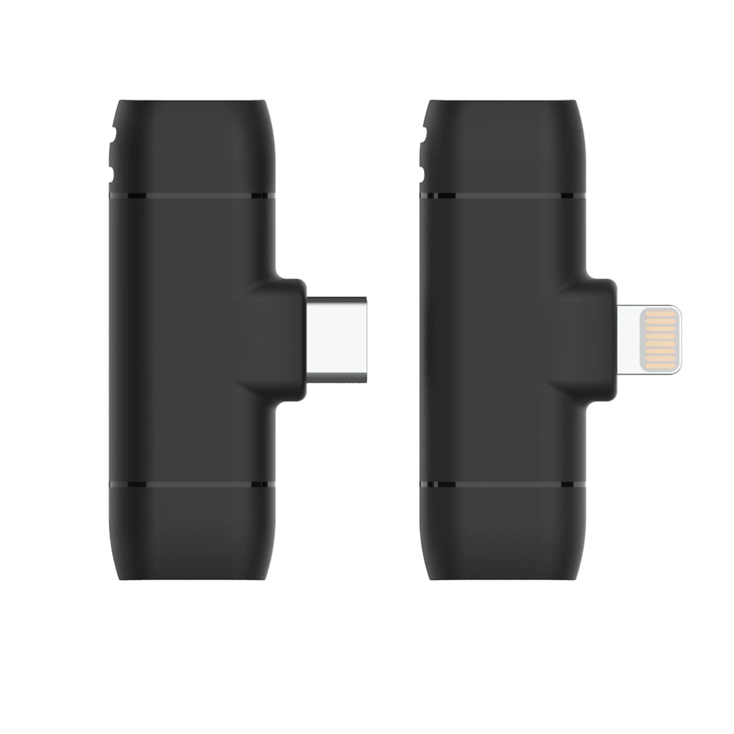 wireless lavalier microphone portable mini quick connect for iphone android moblie phone live broadcast phone sound record 2 4g free global shipping