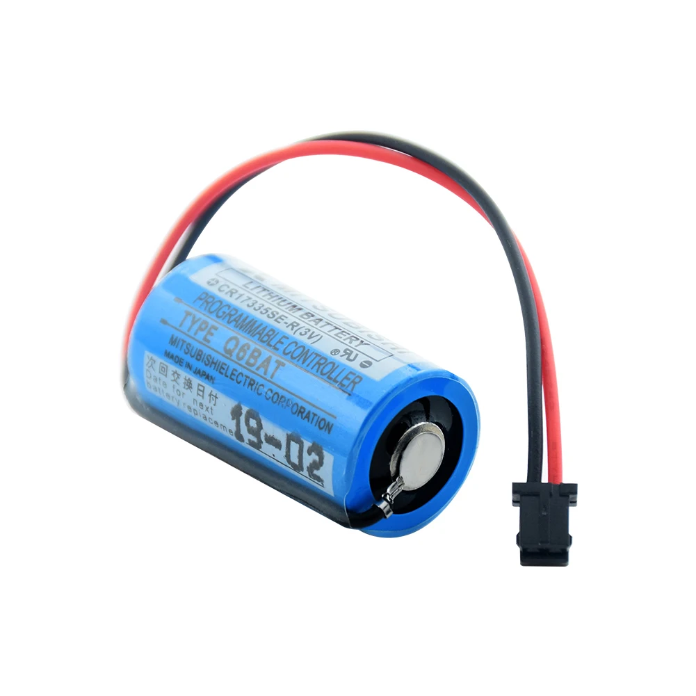 3V Q6BAT 1800 мА/ч Батарея Замена PLC литий ионная аккумуляторная Servo CR17335SE R батареи для