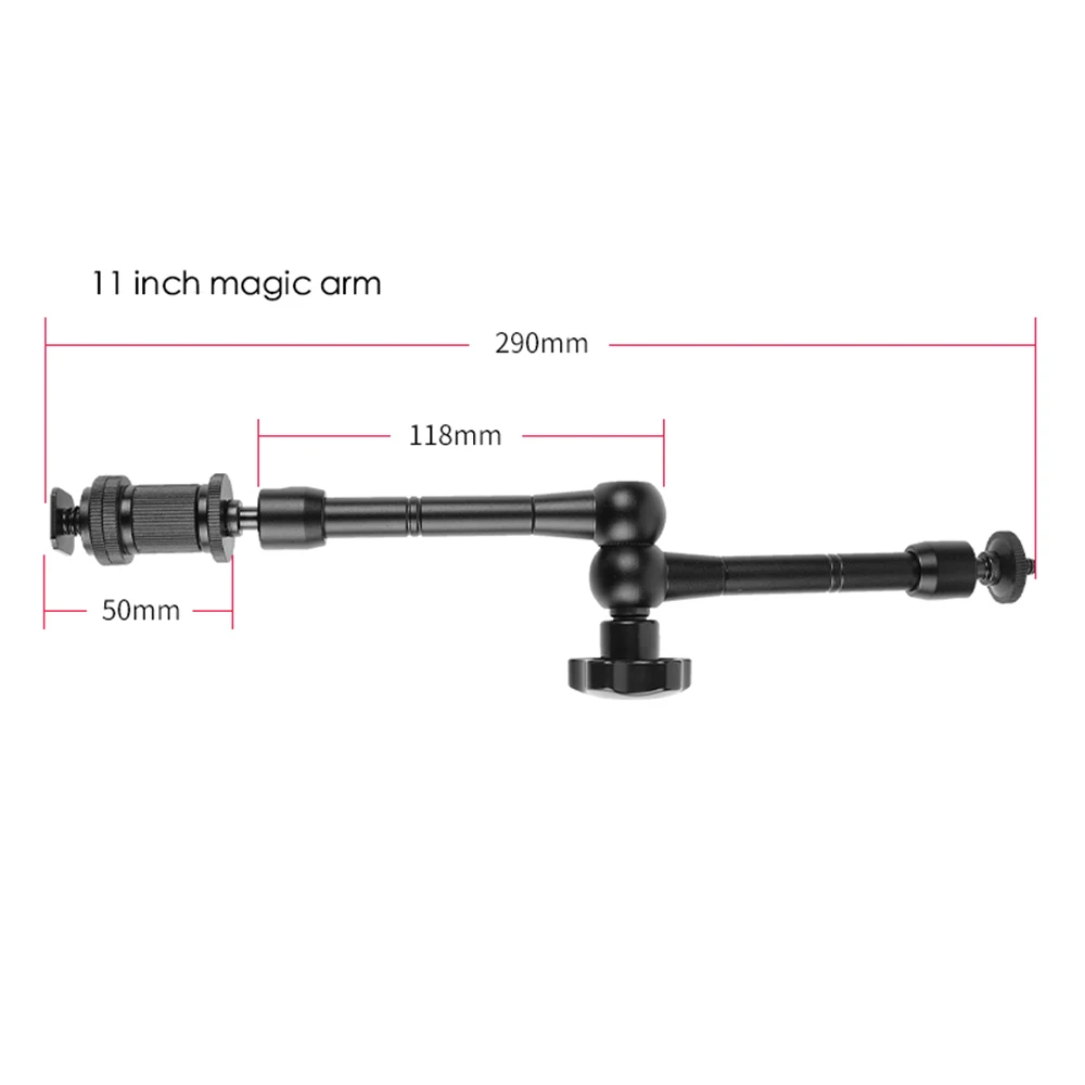 

Adjustable Friction Articulating Magic Arm/Super Clamp With 1/4"Thread Adapter For tablet Phone 7.9-11 inch ipad stands holder