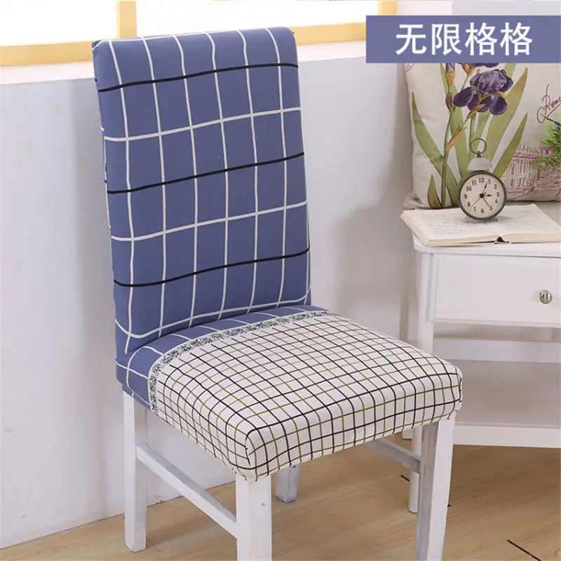 Новинка эластичный чехол из спандекса с принтом в полоску для обеденного стула