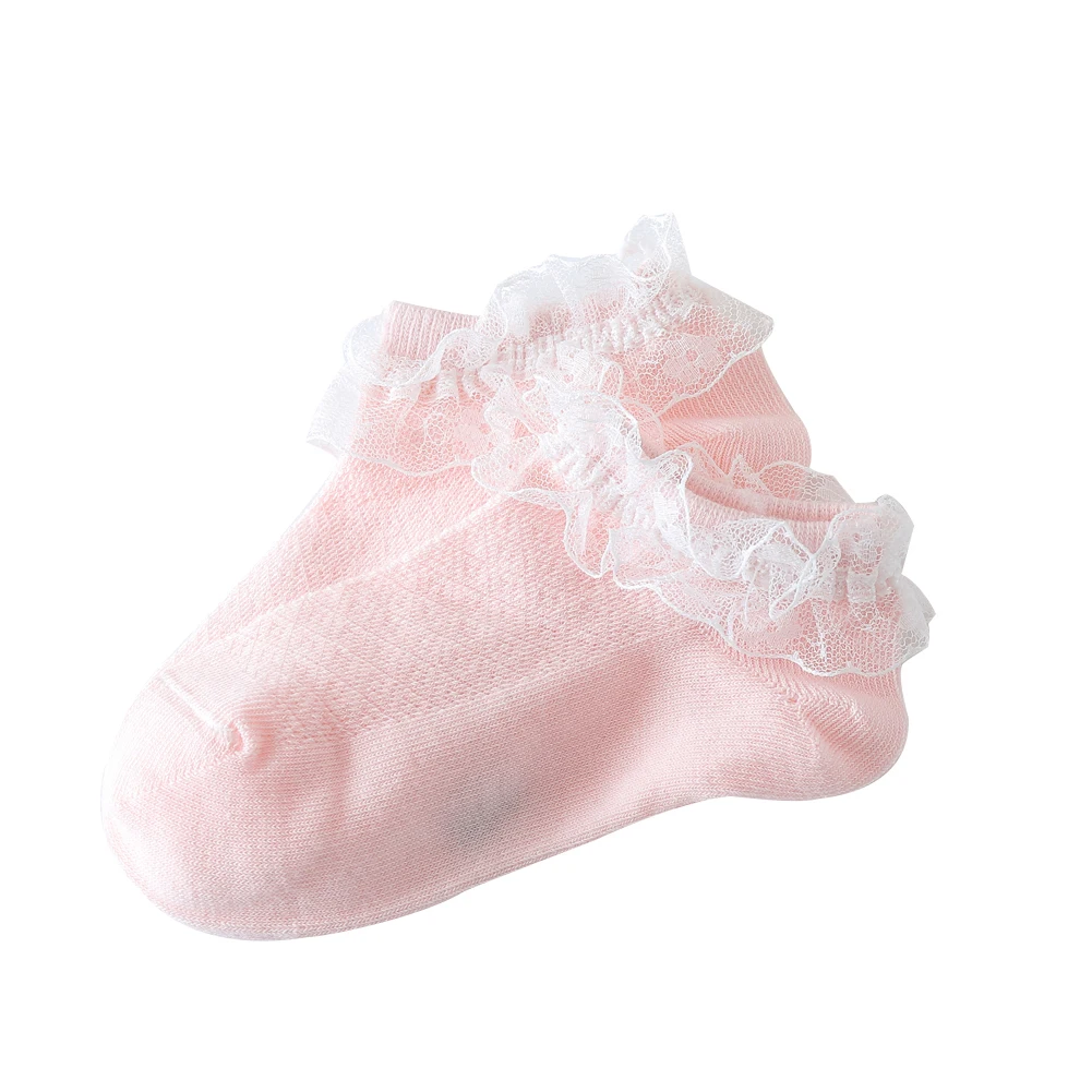 Чулки для новорожденных девочек детские носки с бахромой милые мягкие хлопковые