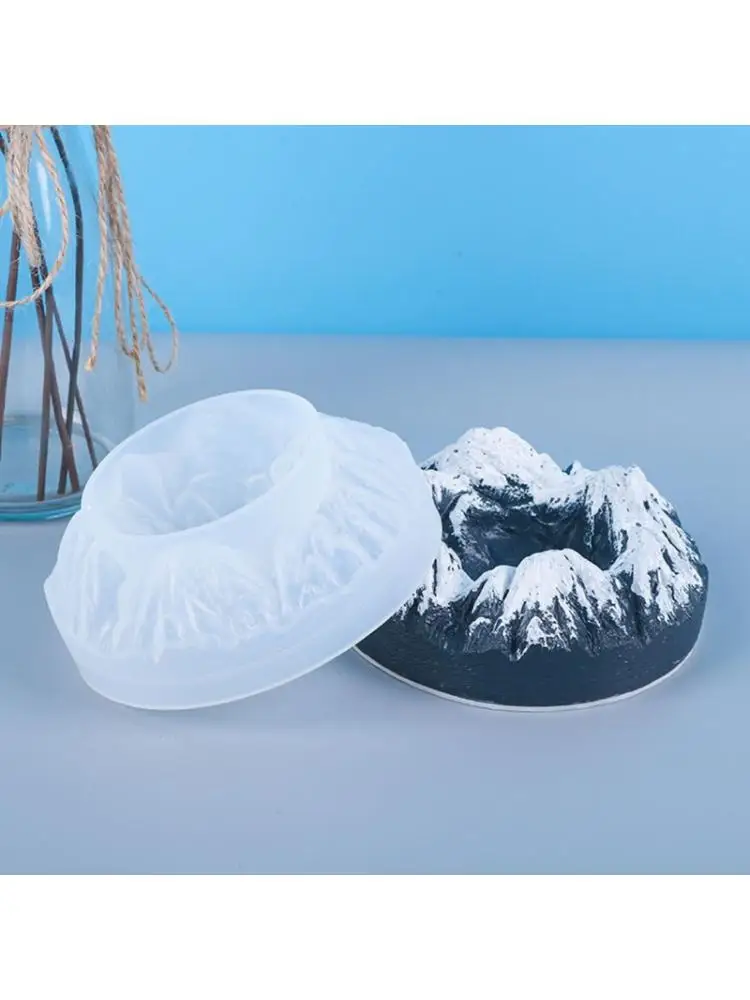 

Small Snow Mountain Ornament Silicone Mould DIY Crafts Jewelry Decorations Making Tool Crystal Epoxy Resin Mold