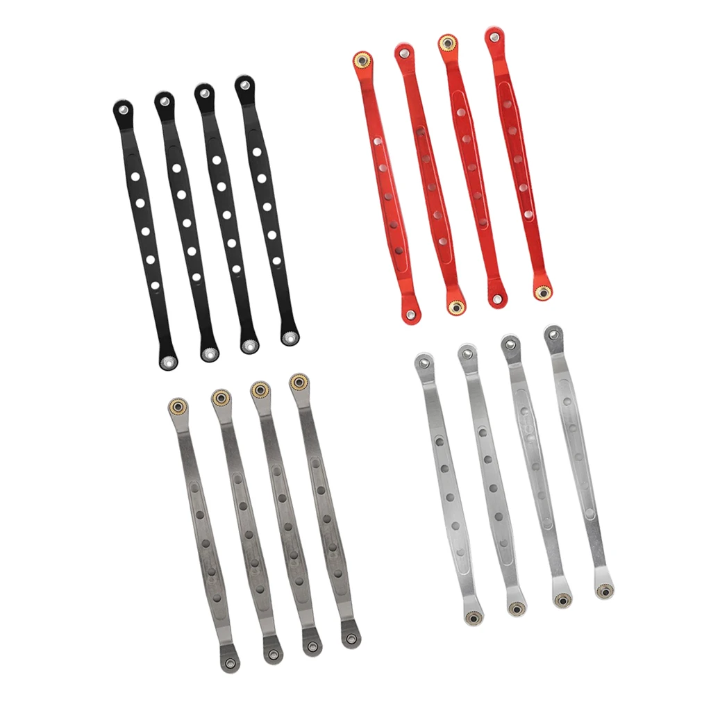 

Set of 4pcs Metal Lower Linkage for 1/10 RC Crawler Car Replacement