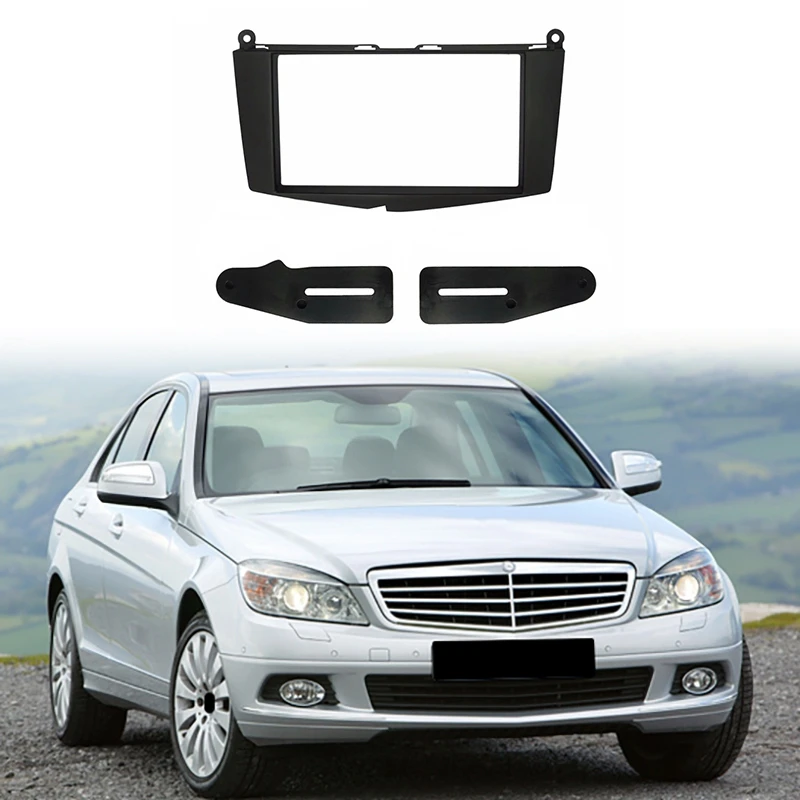 Автомобильный радиоприемник Fascia Для Benz C CLASS W204 07-11 DVD стерео рамка пластина