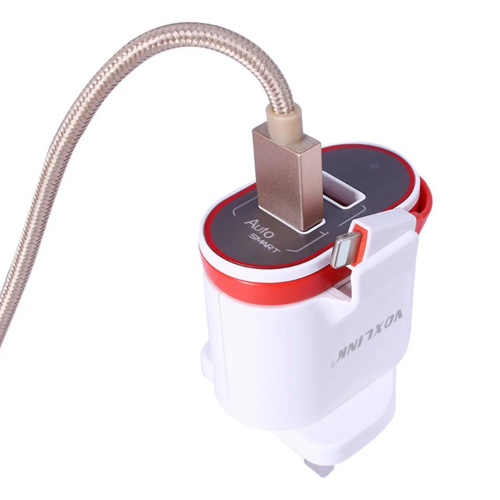 VOXLINK USB зарядное устройство 5V 3.4A Универсальное с двумя портами для путешествий