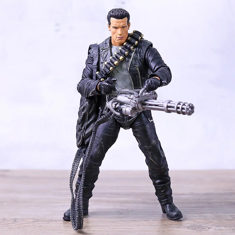 

NECA Терминатор 2: Судный День T-800 Шварценеггер ПВХ фигурка Коллекционная модель игрушки 7 "18 см