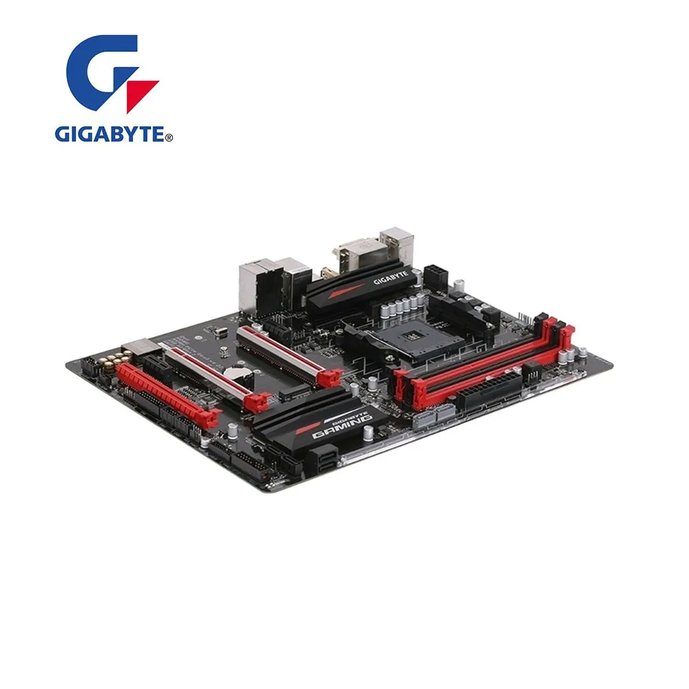 Материнская плата для GIGABYTE AB350-Gaming 3 Desktop GA-AB350-Gaming DDR4 B350M B350 Socket AM4 б/у материнская |
