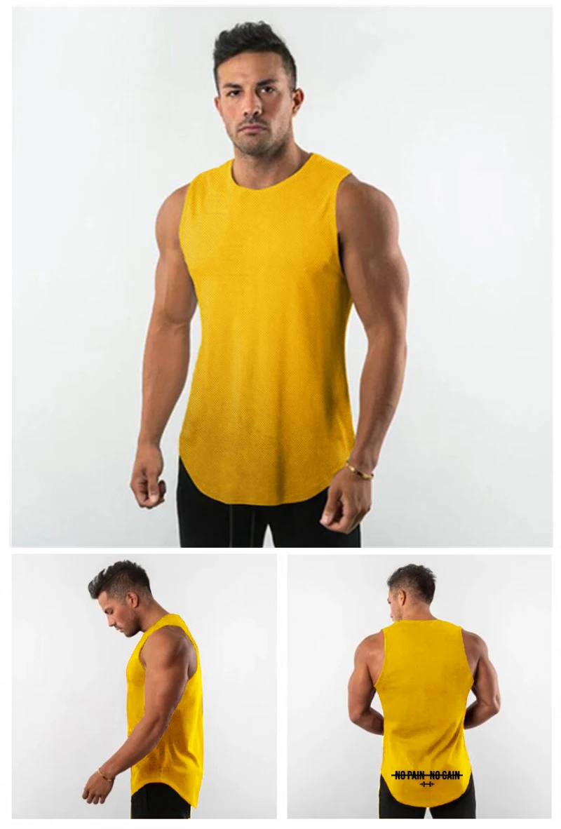 Брендовая сетчатая Спортивная одежда для занятий фитнесом летняя модная майка