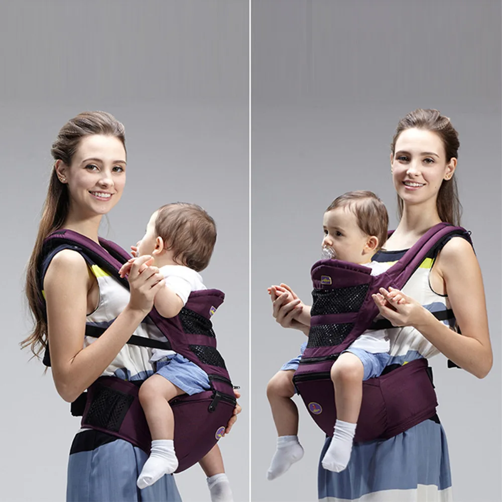 Новинка 2021 детский Воздухопроницаемый эргономичный Хипсит рюкзак переноска для