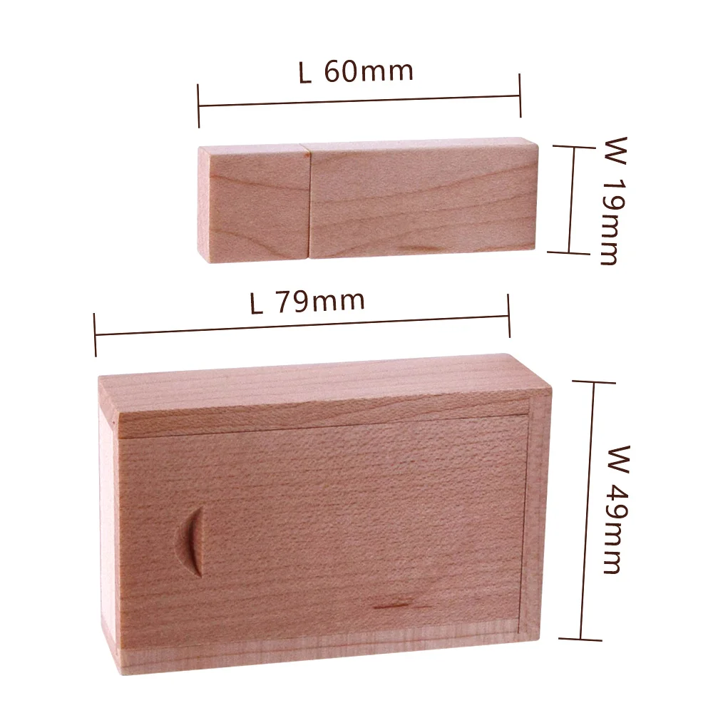 USB 3 0 деревянная + коробка флеш-накопитель с логотипом на заказ usb 4 ГБ 8 16 32 64 128 диск
