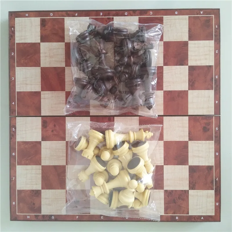 Магнитные деревянные шашки и из ДПК 32 шт./компл. складные настольные игры 31 см